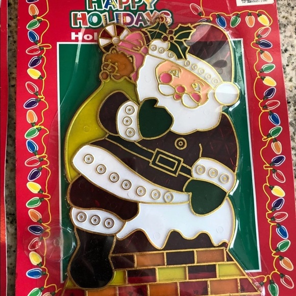 🎄 NIB VINTAGE Christmas Window sun catchers 🎄 - Picture 6 of 7